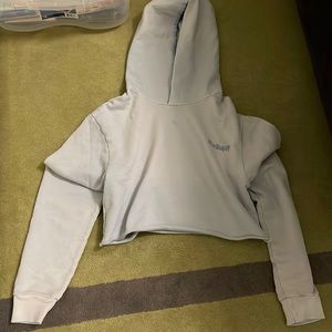 Cropped blue Madhappy sweatshirt